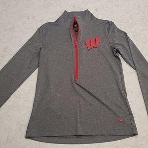 Victorias secret PINK Wisconsin Badger half zip